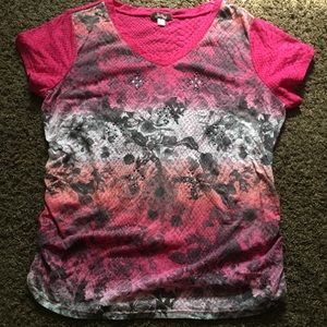 🔥South Pole Floral Tee - Pink